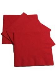 6.5in x 6.5in Red Lunch Napkins