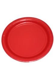 9in Red Paper Plates