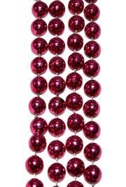 12mm 42in Hot Pink Beads