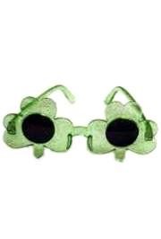 3in x 15in St Patrick's Day Green Shamrock/ Clover Glasses/ Sunglasses 