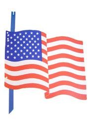 18in x 15in Red/ White/ Blue American Flag Patriotic Lawn Sign 