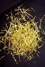 Gold Metallic Tinsel/Shred/Confetti 