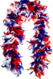 Patriotic Red/ White/ Blue Feather Boas