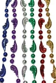 33in Metallic 6 Assorted Color Shrimp Beads