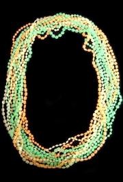 48in 6-Style Glow in the Dark Green/ Yellow/ Orange Beads