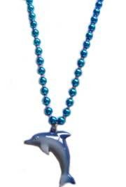 Aqua Dolphin Necklace