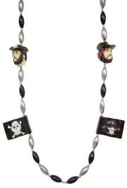 42in Pirate Flag Beads/ Pirate Head