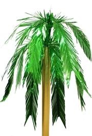 26in Green Feather Cut Fountain
