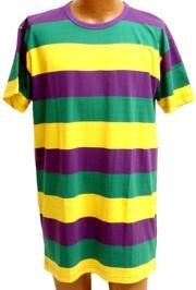 One Size Long Mardi Gras Rugby Shirt/Dress