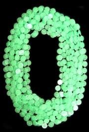 42in Glow in the Dark Marijuana Beads