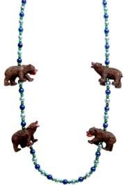 42in Grizzly Bear Necklace