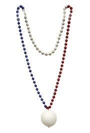 For the golf enthusiast we offer Mardi Gras themed beads and necklaces. Check out our "Born To Golf" beads.