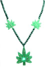 Light-Up Marijuana Necklace