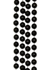 12mm 48in Black Beads 
