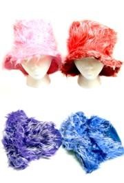 Assorted Color Furry Bucket Hat