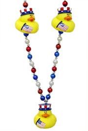 42in USA Rubber Duck Necklace