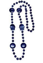 36in Metallic Blue Basketball Net/ Basketball Beads
