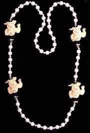 42in Cute Pig Necklace