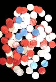 Patriotic USA Bubble Gum Coins/ Doubloons Candy