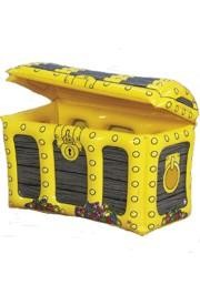 Inflatable Treasure Chest 26in Length x 14in Wide X 19in Tall 