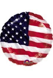 18in Flying Colors Patriotic Flag Mylar Balloons