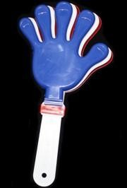 15in x 7in Giant Plastic Patriotic Hand Clapper