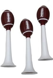 Mardi Gras Sport Items are great throws. Sports items that we carry with a Mardi Gras theme include Footballs, Basketballs, soccer balls, Stadium Horns, and More.