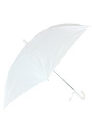 18in Long Nylon White Umbrella w/ Plain Edge 