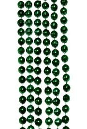 7mm 42in Metallic Green Beads
