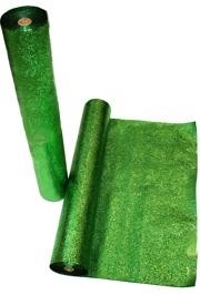 Metallic Green Cracked Ice Rolls Float Decoration 