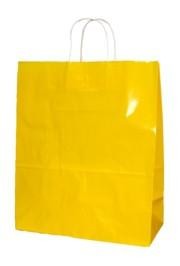 13in x 15in x 6in Yellow Shopping Bag With Handle 