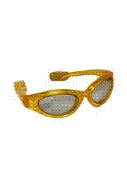 Yellow LED Light Up Sunglasses