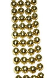 12mm 72in Gold Metallic Beads 