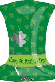 18in Tall St Patrick's Day Hat Jr Shape Mylar Balloons 
