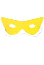 7.5in x 3.5in Yellow Velvet Cat Eye Mask