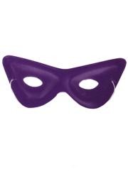 7.5in x 3.5in Purple Velvet Cat Eye Mask