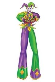 6ft Jointed Mardi Gras Figure