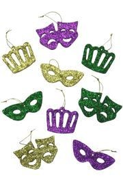Purple/ Green/ Gold Foam Glitter Decorative Masks and Crowns