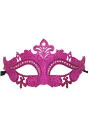 Paper Mache Masks: Hot Pink Venetian Masquerade