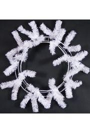 White Elevated Work Wreaths Form 