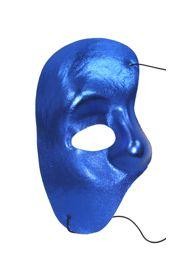 Half Masks: Blue Satin Phantom of the Opera