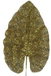 Decorative Glittered Gold Leaf 