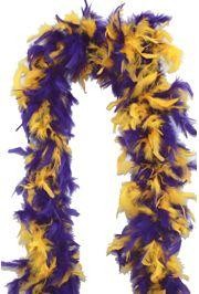 Purple/ Gold Feather Boa 