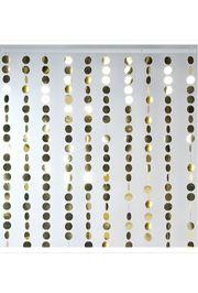 35 1/2in Wide x 71in Long Decorative Metallic Gold Curtain 
