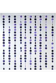 35 1/2in Wide x 71in Long Decorative Purple Curtain 