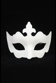 Blank Paper Mache Masquerade Mask