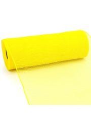 10in Wide x 30ft Long Poly Mesh Roll: Plain Yellow