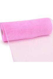 10in Wide x 30ft Long Poly Mesh Roll: Plain Pink