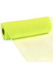 10in Wide x 30ft Long Poly Mesh Roll: Plain Apple Green