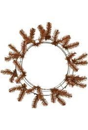 Chocolate Brown Elevated Work Wreath Form